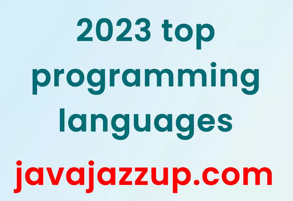 2023 top programming languages