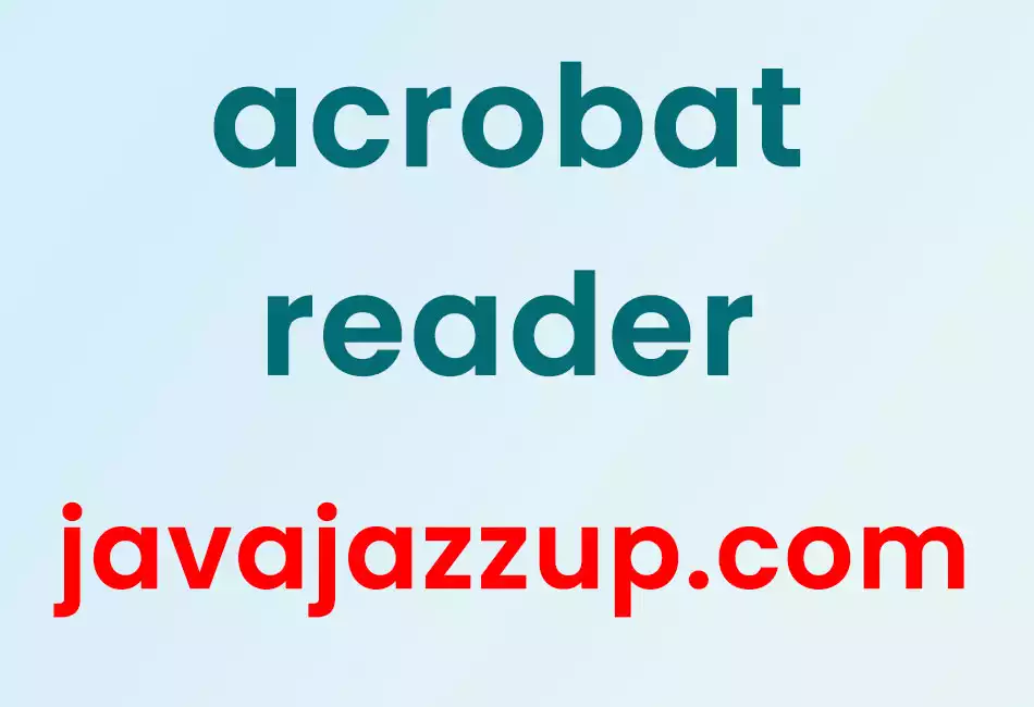 acrobat reader