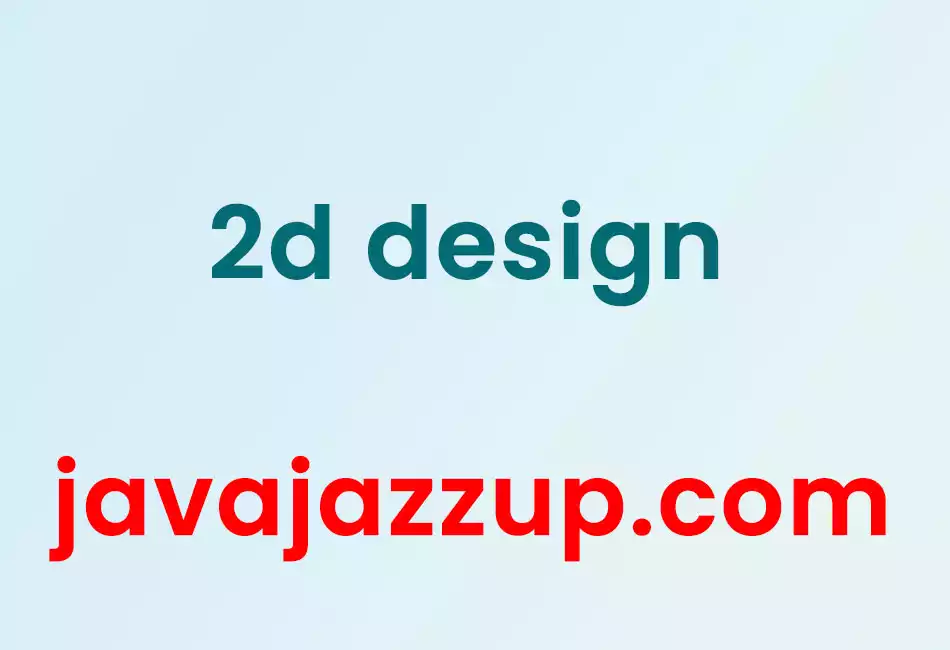2d Design 2d-design