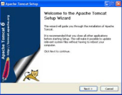 Tomcat Setup Wizard